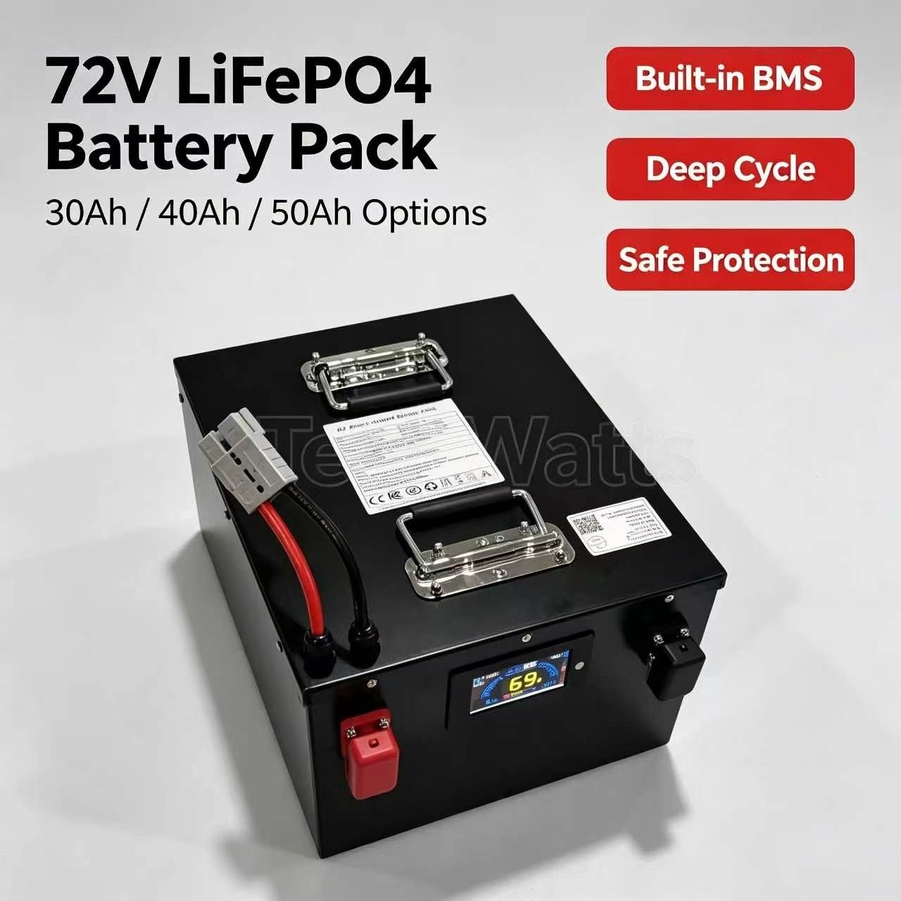 72V 30Ah Lifepo4 Battery Pack - แบตเตอรี่ลิเธียมไลฟ์โป4 72V 30Ah 30A 40Ah 40A
