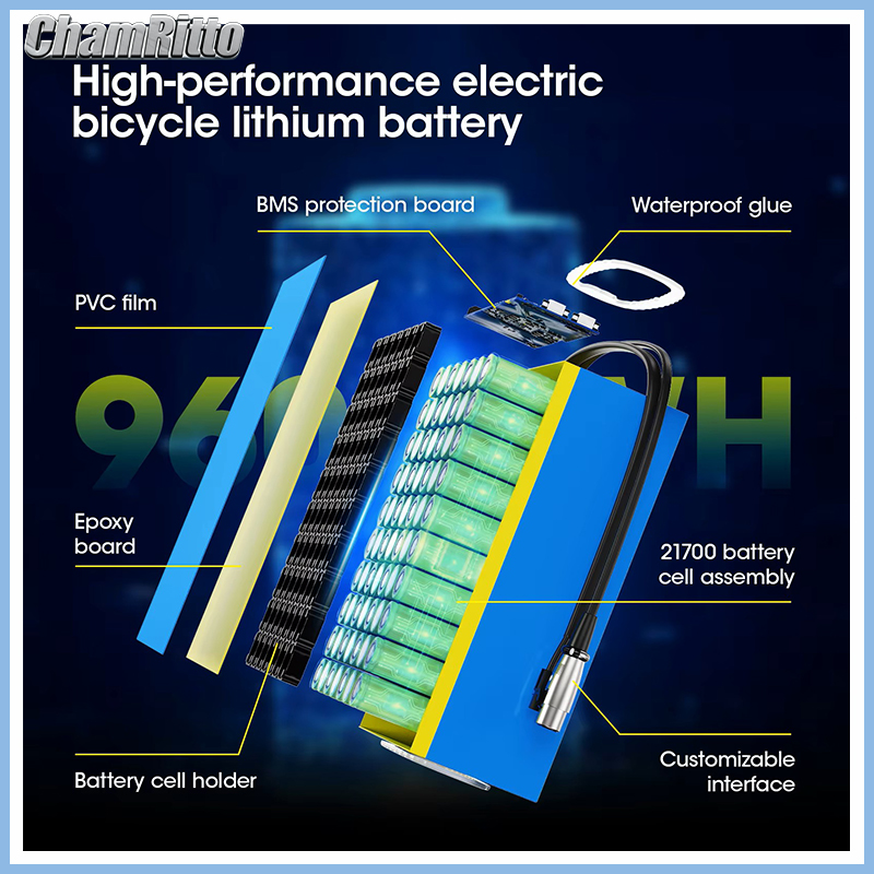 แบตเตอรี่ลิเธียม 48V 52V สำหรั - 60V 30Ah 21700 Battery Pack บทวิจารณ์และราคา
