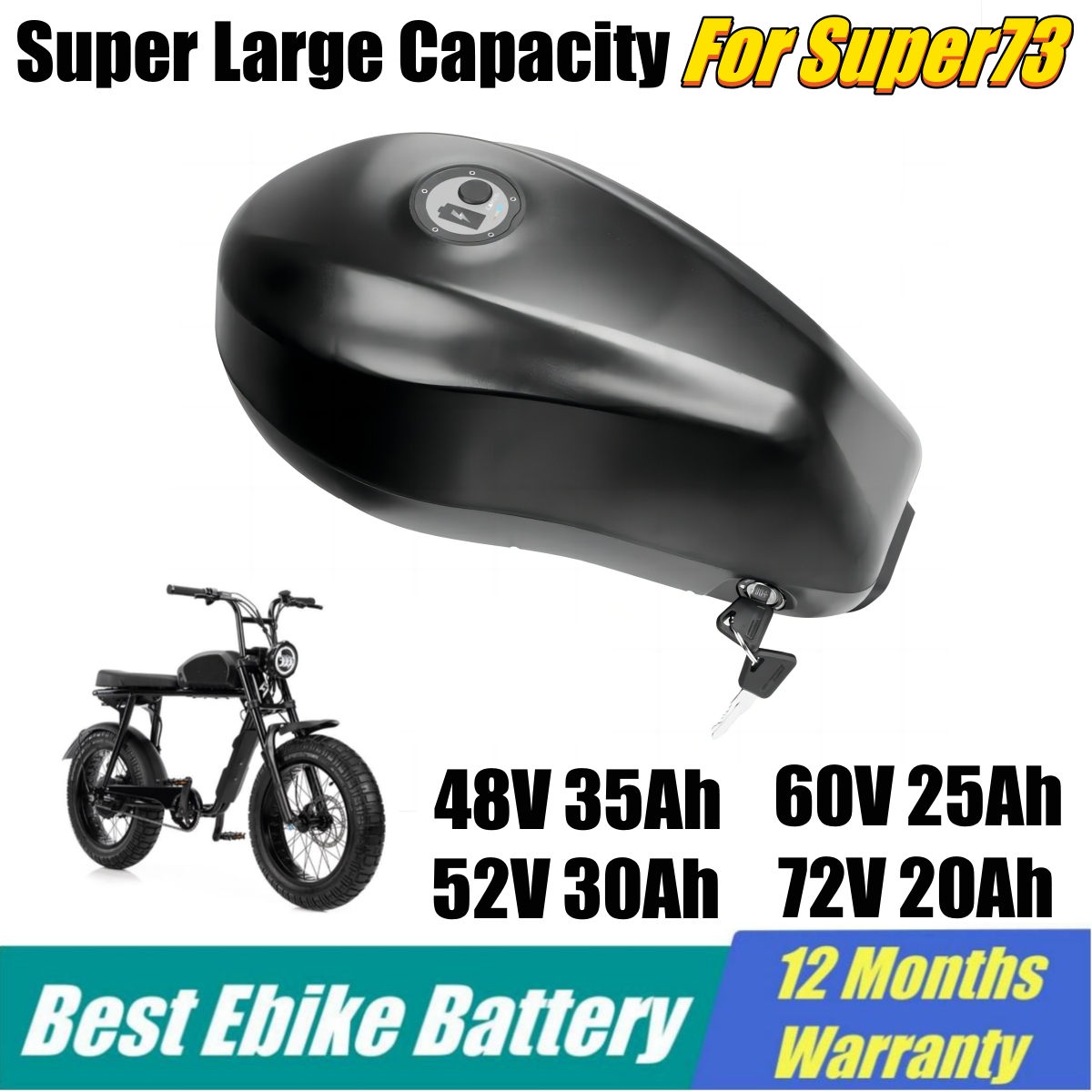 แบตเตอรี่สำรองสำหรับจักรยานไฟฟ - 60V 30Ah 21700 Battery Pack บทวิจารณ์และราคา