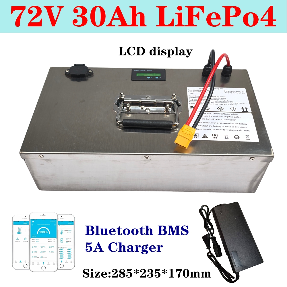 อัพเกรด 72V 30Ah 20Ah Lifepo4  - 72V 30Ah Lifepo4 Battery Pack บทวิจารณ์และราคา
