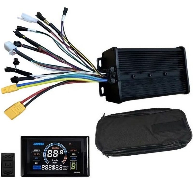 คอนโทรลเลอร์จักรยานไฟฟ้าแบบไซน - 72V 45A Dual Controller บทวิจารณ์และราคา