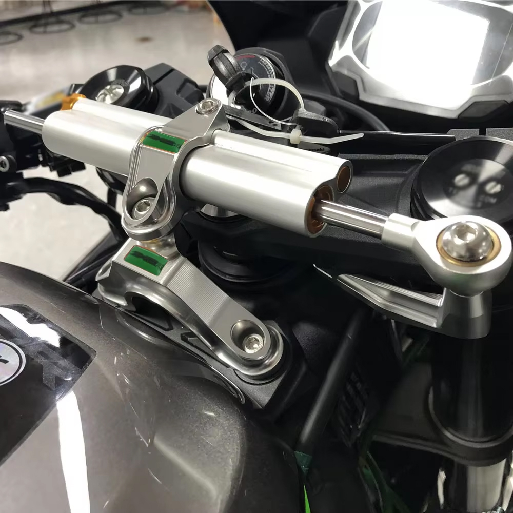สำหรับ Kawasaki Ninja ZX 6R ZX - Steering Damper Stabilizer Kit Cnc บทวิจารณ์และราคา