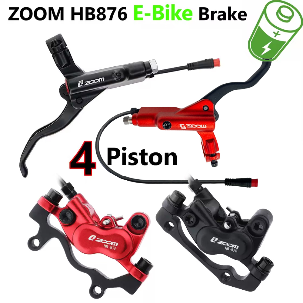 ชุดเบรกไฮดรอลิก 4 ลูกสูบ ZOOM  - Zoom Hydraulic Brake 4 Piston E-Scooter บทวิจารณ์และราคา