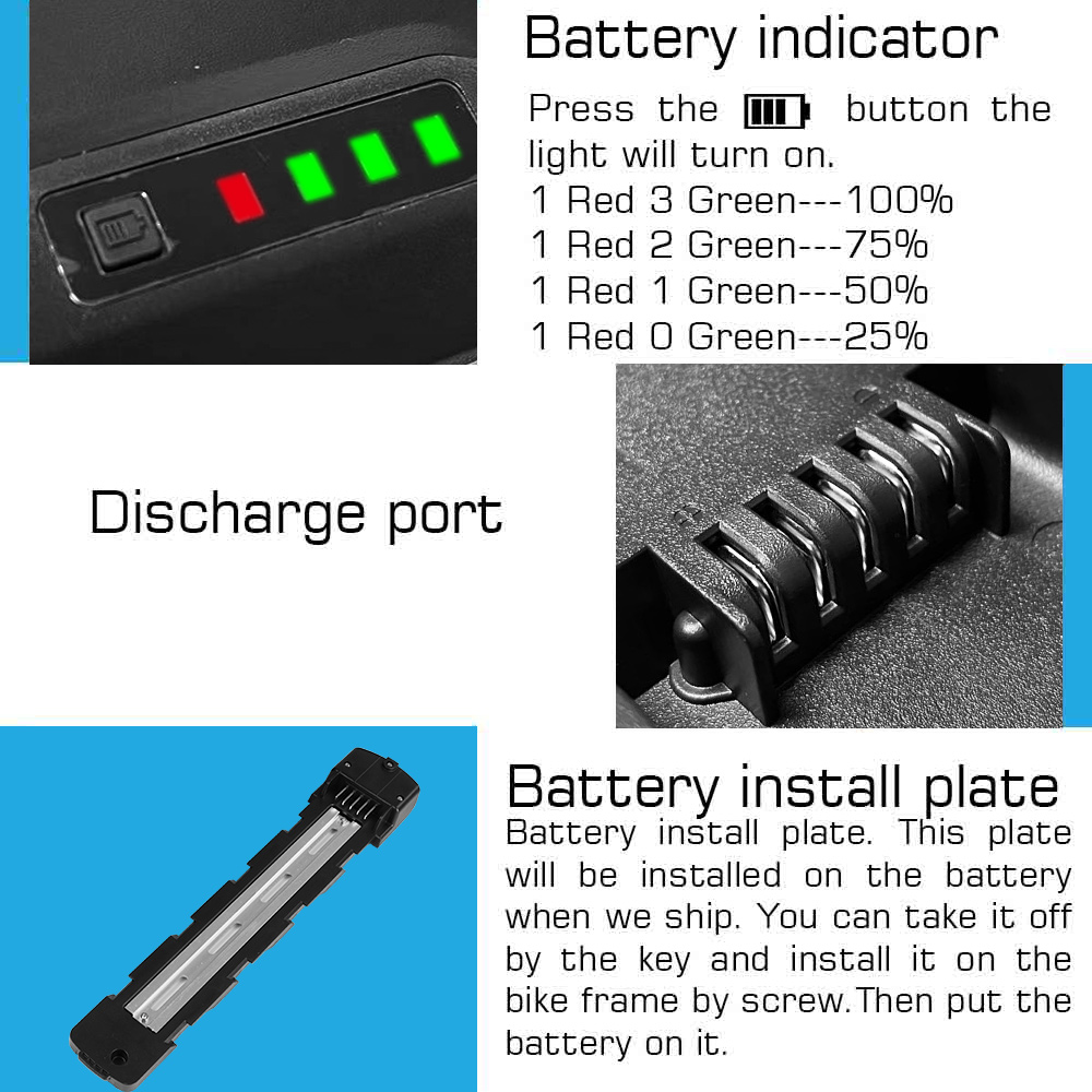 แบตเตอรี่จักรยานไฟฟ้า 52V 25AH - 60V 30Ah 21700 Battery Pack บทวิจารณ์และราคา
